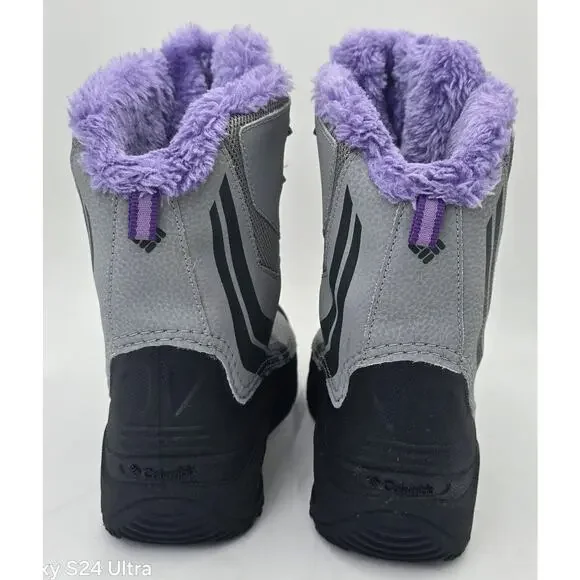 Columbia Winter Boots 400G Insulation Waterproof Bugaboot Plus IV Youth Girls 6 - Picture 4 of 8